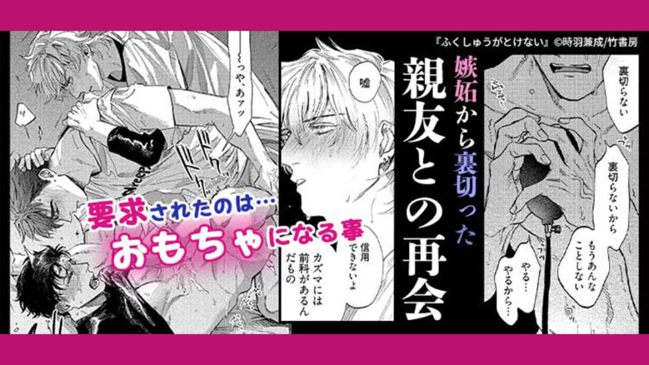 『ふくしゅうがとけない』バナー