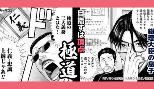 敗北を知った総理大臣の息子が目指すのは、極道の頂点！！『ヴィランの学校』