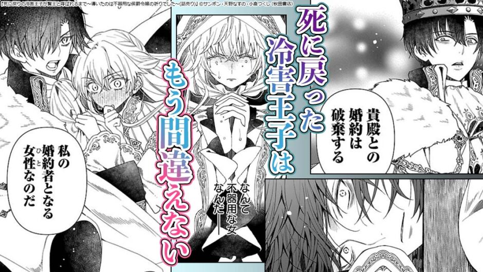 『死に戻りの冷害王子が賢王と呼ばれるまで～導いたのは不器用な侯爵令嬢の祈りでした～』今度こそ間違えない。彼女と共に幸せをつかむ！