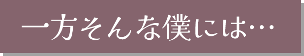 一方そんな僕には…